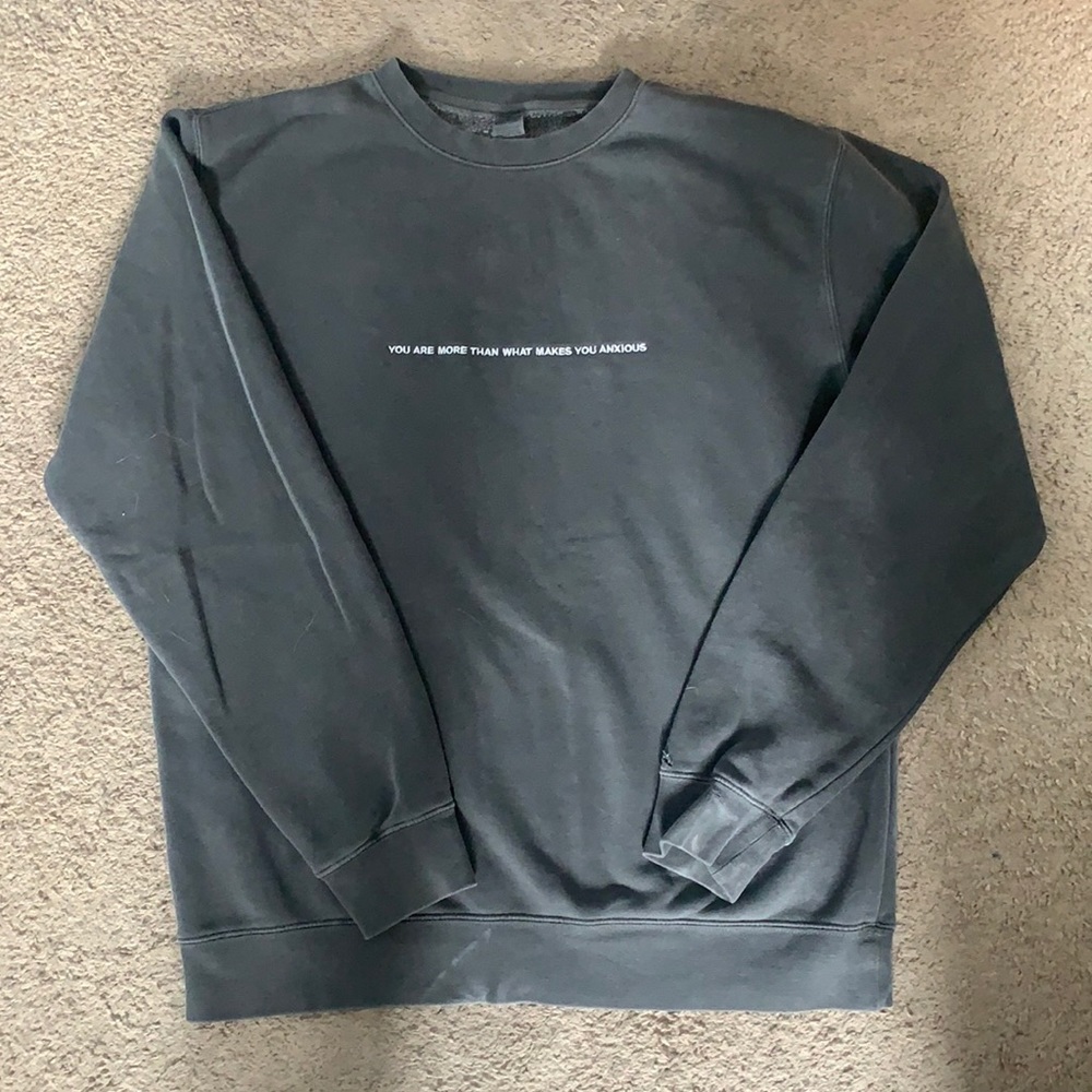 Grey Crewneck Sweatshirt You Are More Than...